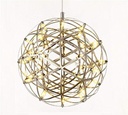 LUSTRE SUSPENDU BOULE LED REF 6537-400 CH