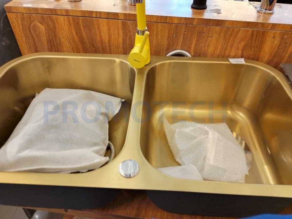 EVIER ACIER+SIPH PROTECH 82X46 2 BCS REF PUD8246 GD