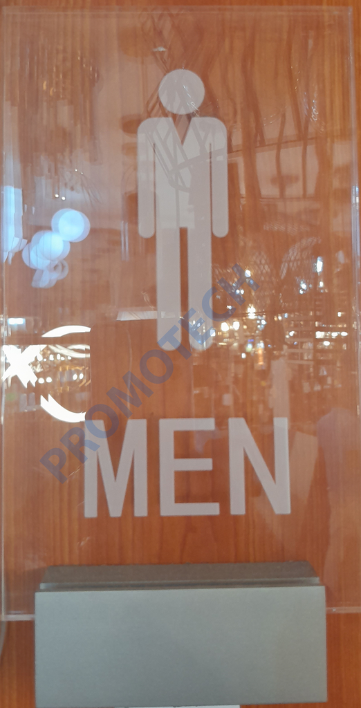 PANNEAU LED TOILETTE HOMME