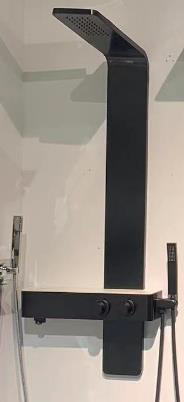 PANNEAU DE DOUCHE REF MT-5673 NOIR